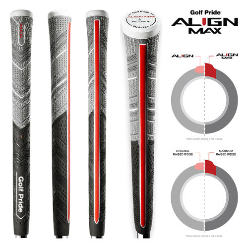 Golf Pride Multi Compound Plus4 Align Max Midsize Golf Grip