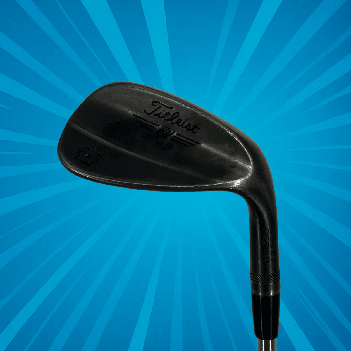 Titleist Vokey SM7 Black Gap Wedge / 52 Degree F Grind / Wedge Flex Vokey SM7 Shaft - Titleist