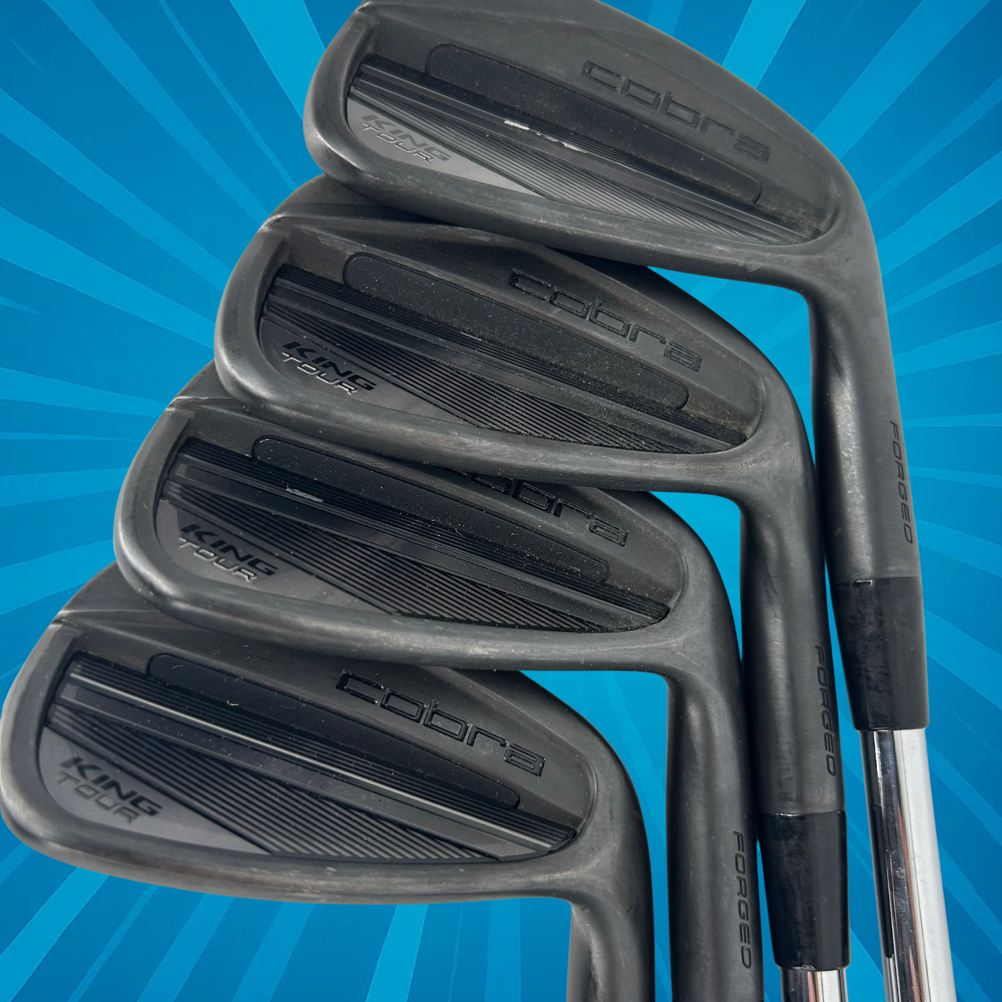 Cobra King Tour Black 2023 / 4-PW / Nippon Modus 120 X Shafts / X-Stiff