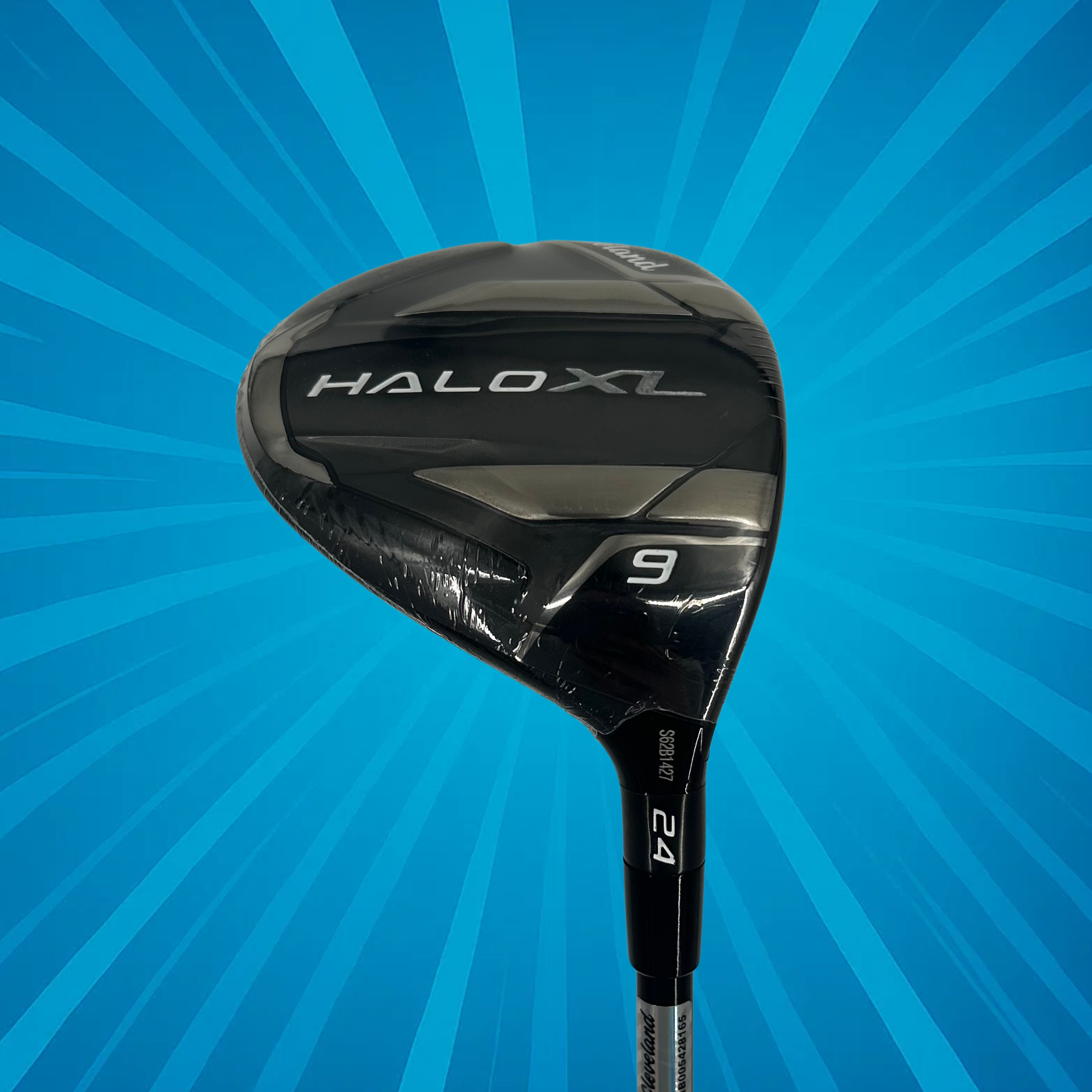 Cleveland Halo XL 9 Fairway Wood / 24 Degree / Tensei Blue 55 Regular Flex Shaft