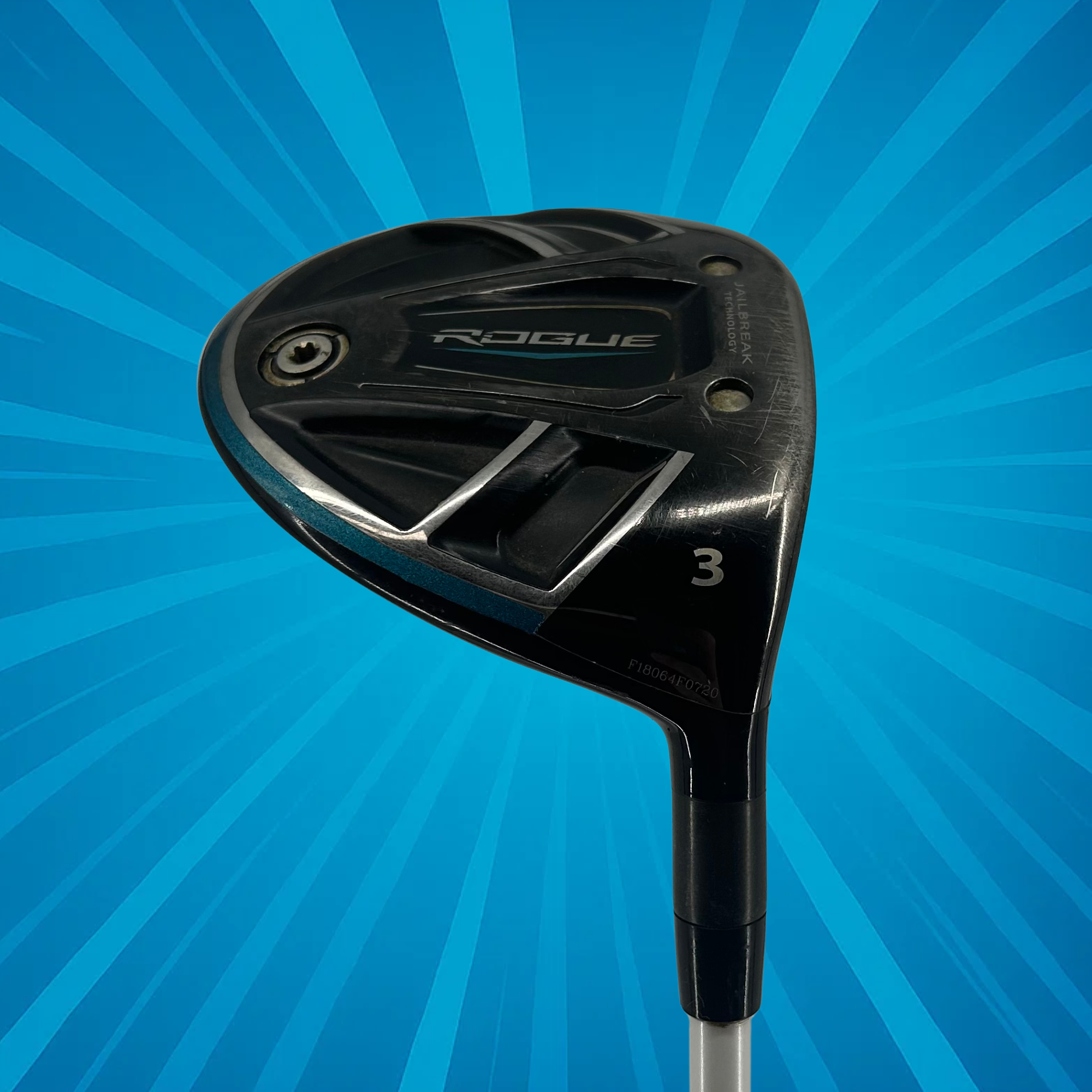 Callaway Rogue 3 Wood / 15 Degree / Matrix Maru 70 TX X-Stiff Flex Shaft