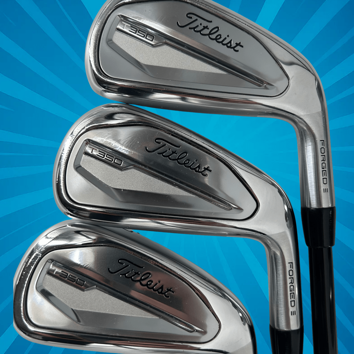 Titleist T350 / 5 - PW+48° / Tensei Red AV Series Shafts / Senior Flex - Titleist