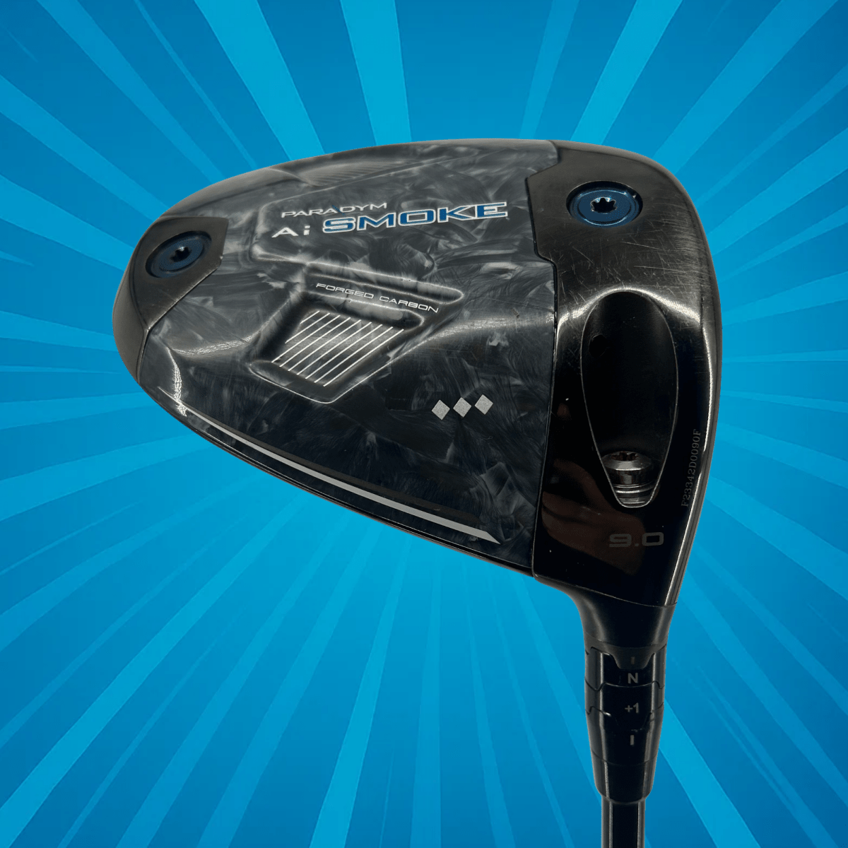 Callaway Paradym Ai Smoke Triple Diamond Driver / 9.0 Degree / MMT 70 X / X Stiff Flex - Callaway