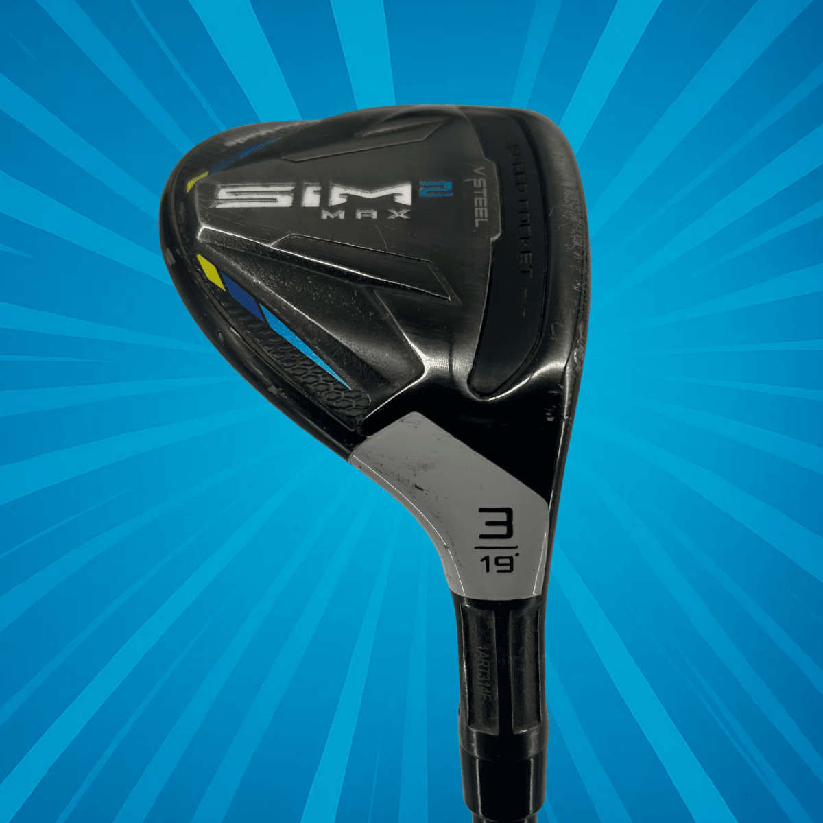 Taylormade Sim2 3 Hybrid / 19 Degree / Diamana HY75 Limited Stiff Flex - TaylorMade