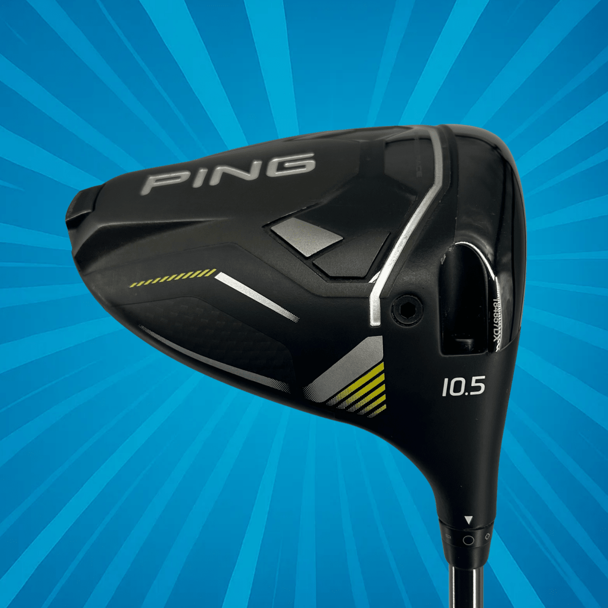 Ping G430 Max 10K Driver / 10.5 Degree / Ping Tour Chrome 2.0 65 Regular Flex Shaft - Ping