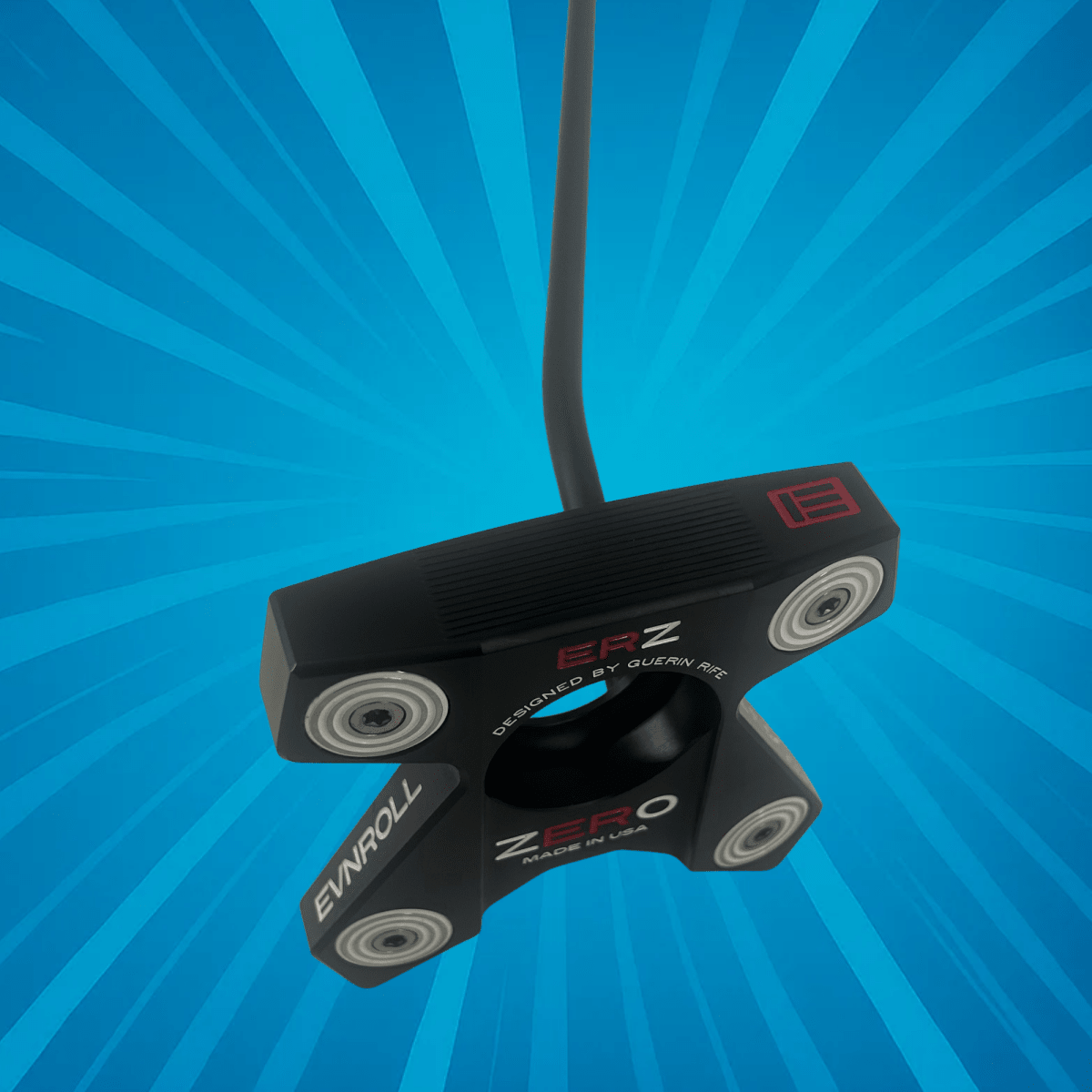 Evnroll ERZ ZERO Black Gravity Balanced Mallet Putter / 35 Inch - Evnroll