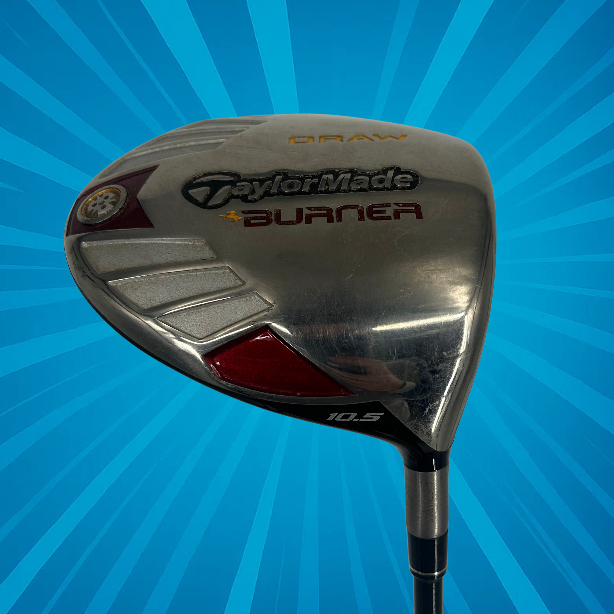 Taylormade Burner Draw Driver / 10.5 Degree / Reax 50 Stiff Flex Shaft