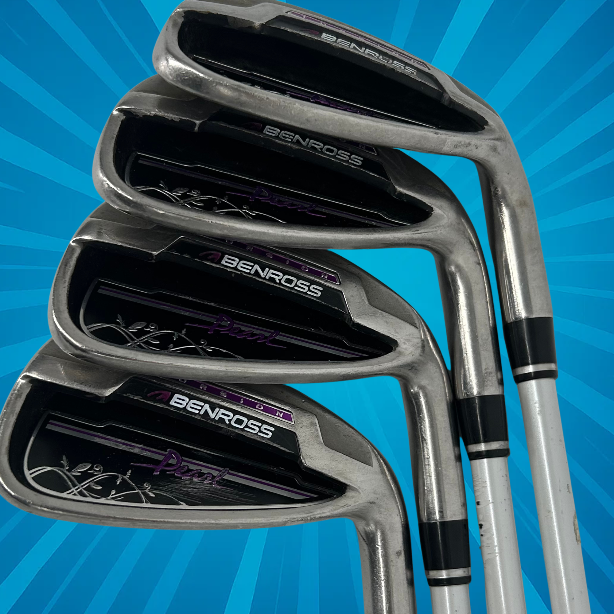 Benross Pearl Ladies Iron Set / 6-SW / Fubuki Z50 Ladies Flex Shafts