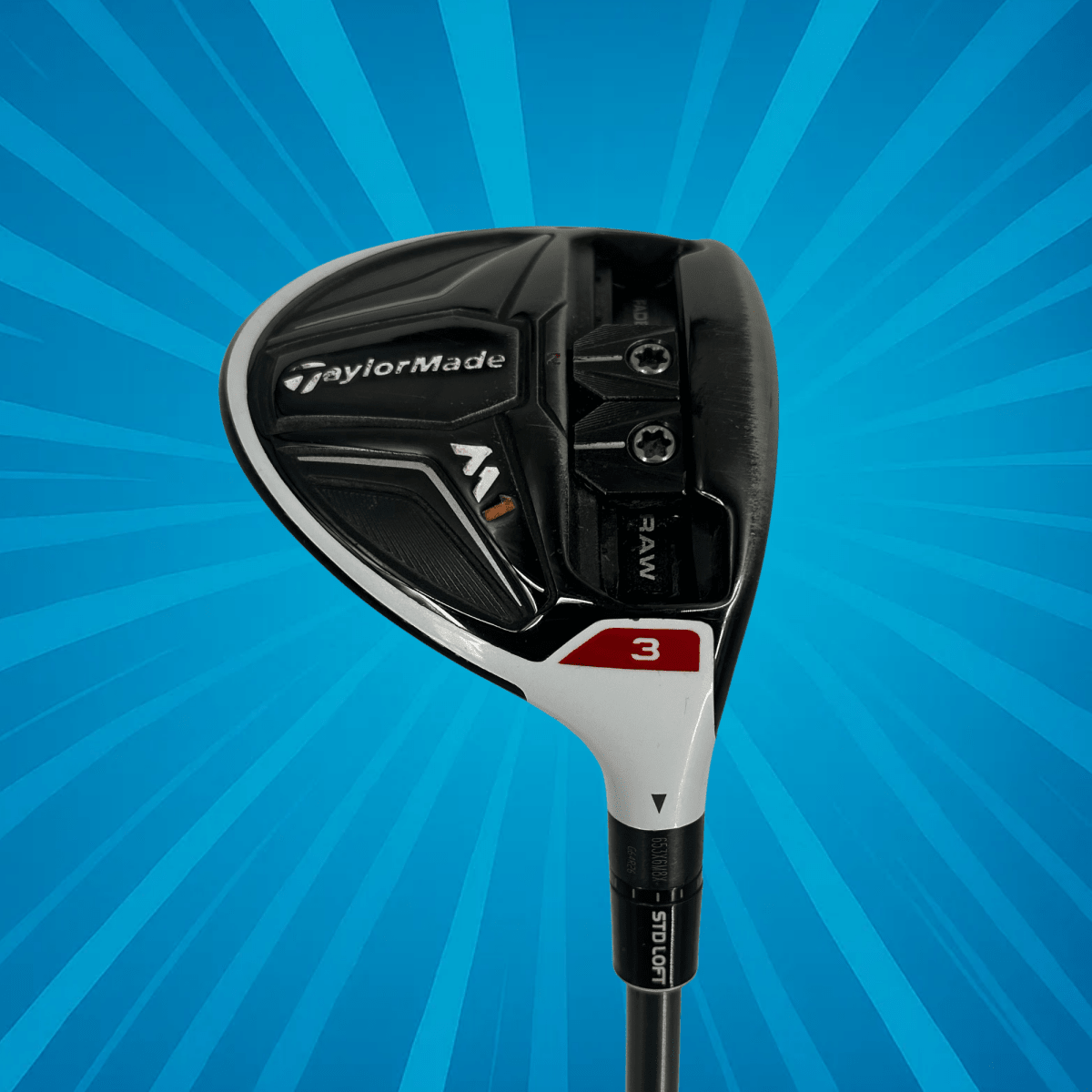 TaylorMade M1 3 Wood / 15 Degree / Ozik Red Tie Shaft / Stiff Flex - TaylorMade