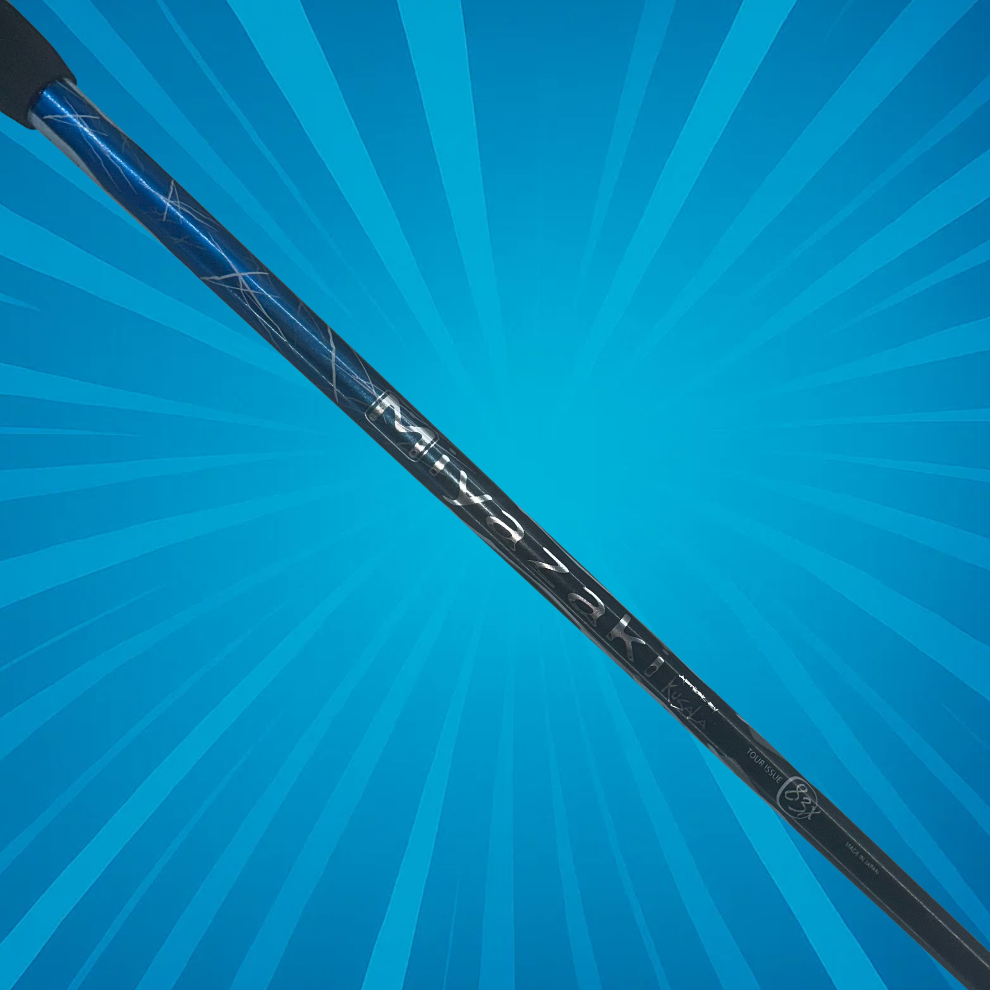 Miyazaki Kusala Tour Issue Hybrid Shaft / 83x Tour Issue X-Stiff Flex Shaft / Titleist Adapter