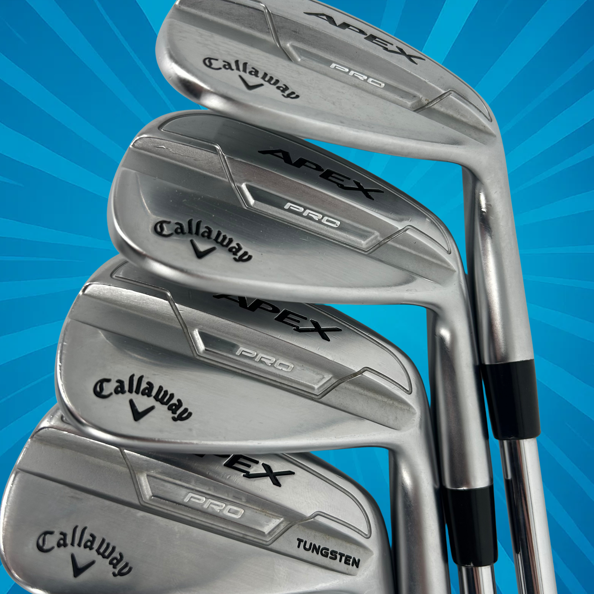Callaway Apex Pro 2021 Irons / 4-PW / Elevate MPH 115 Shafts / Stiff Flex