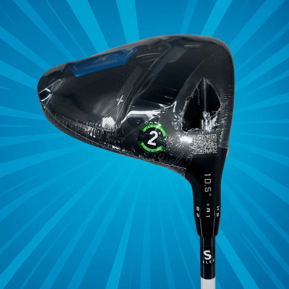 Cobra DS Adapt X Driver / 10.5 Degree / Denali Blue 60g 6.0 / Stiff Flex - Cobra