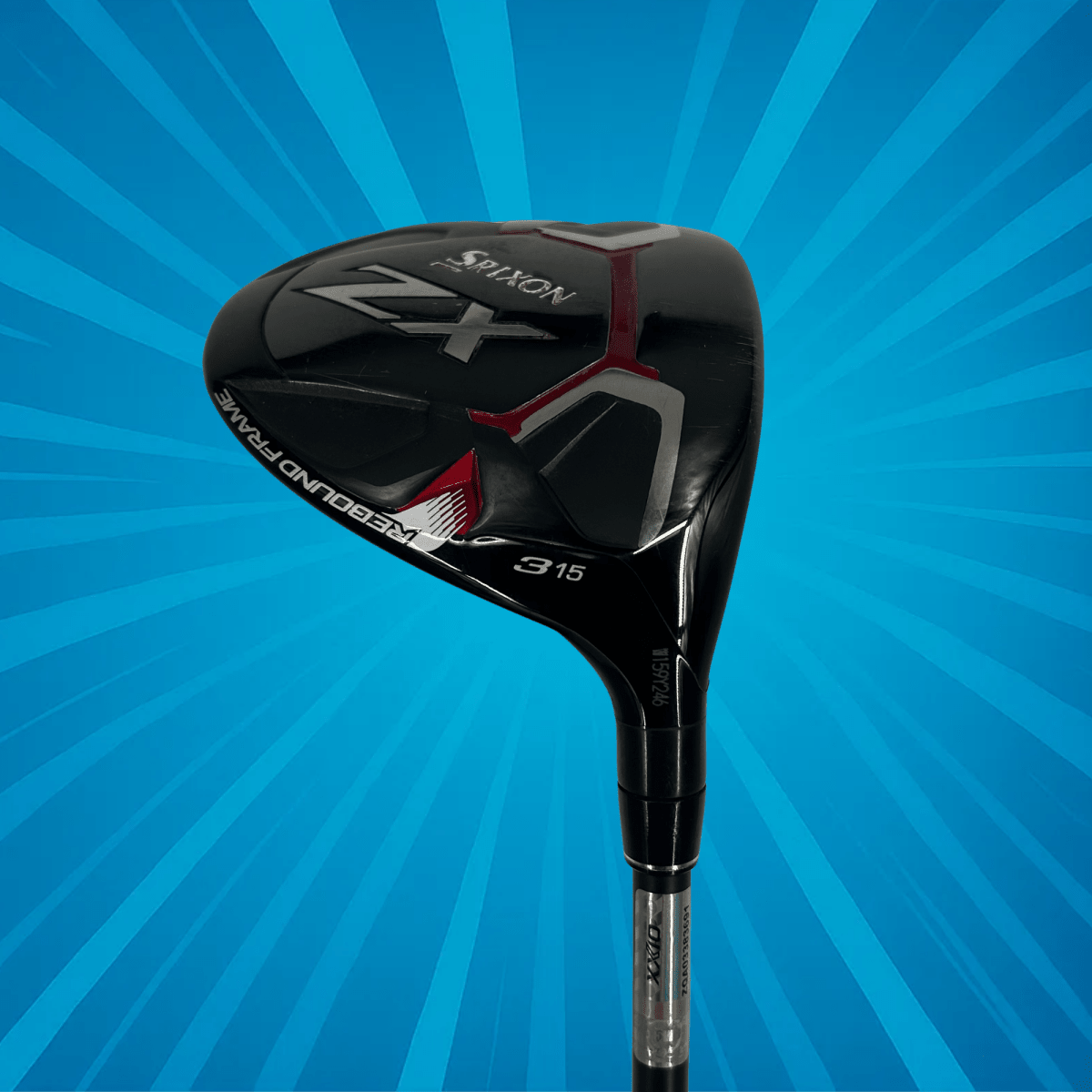 Srixon ZX 3 Wood / 15 Degree / Miyazaki Codex Tour Issue 5s / Stiff - Srixon