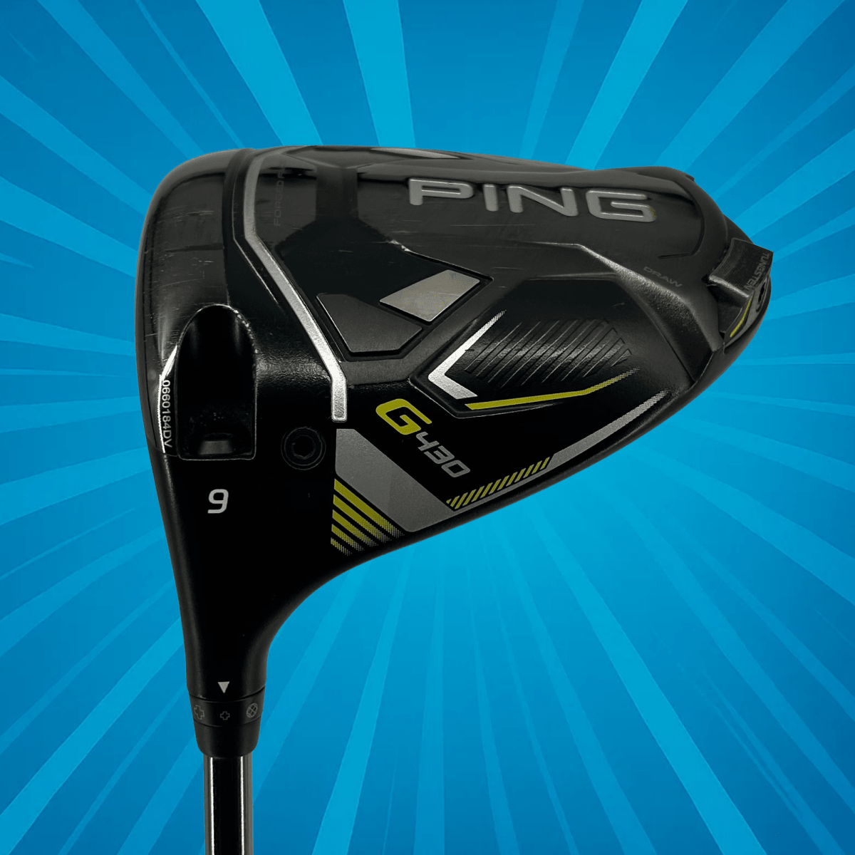 Ping G430 Max Left Handed Driver / 9.0 Degree / Ping Tour 2.0 Stiff Flex Shaft - Ping