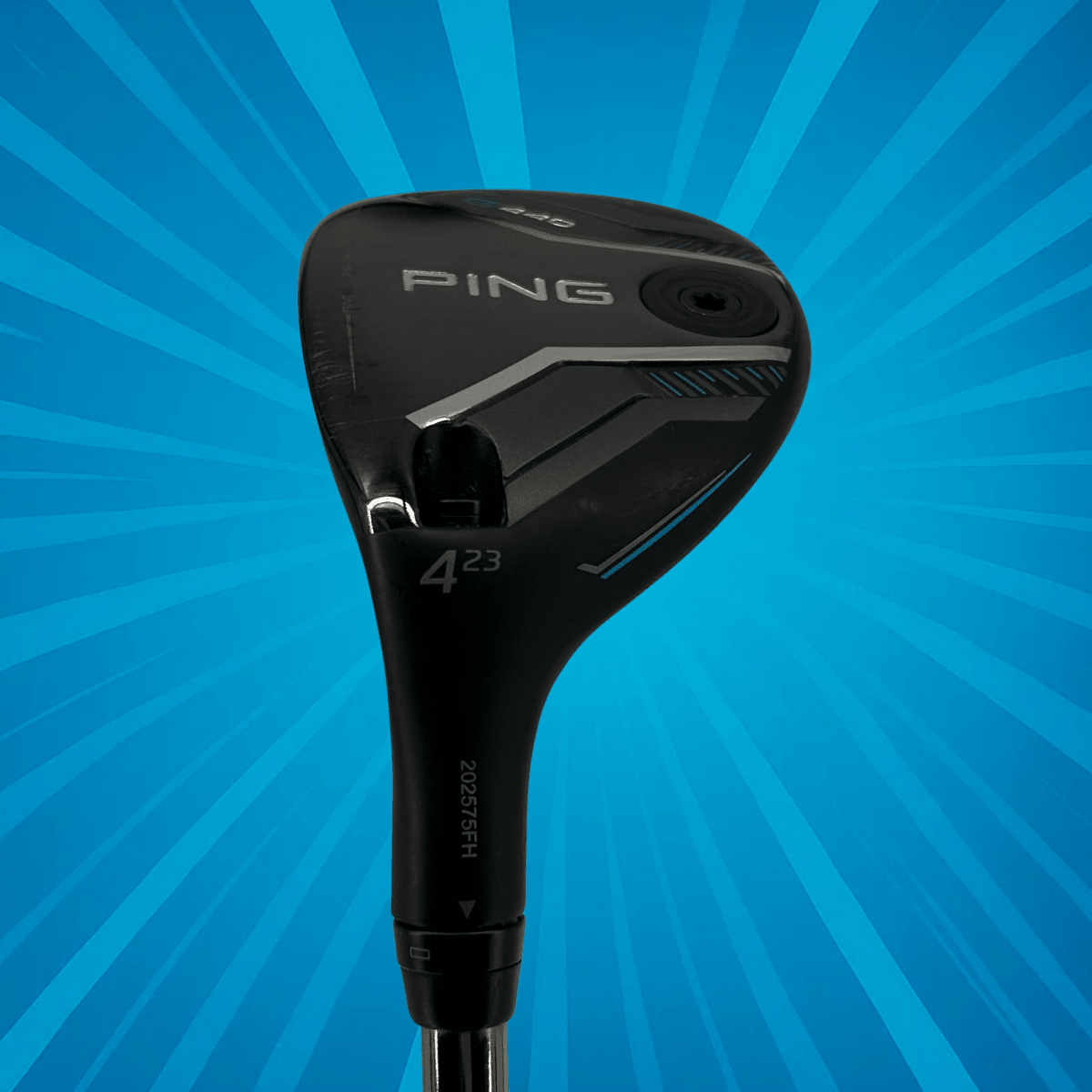 Ping G440 Left Handed 4 Hybrid / 24 Degree / Ping Tour 2.0 Chrome Shaft / Stiff Flex - Ping