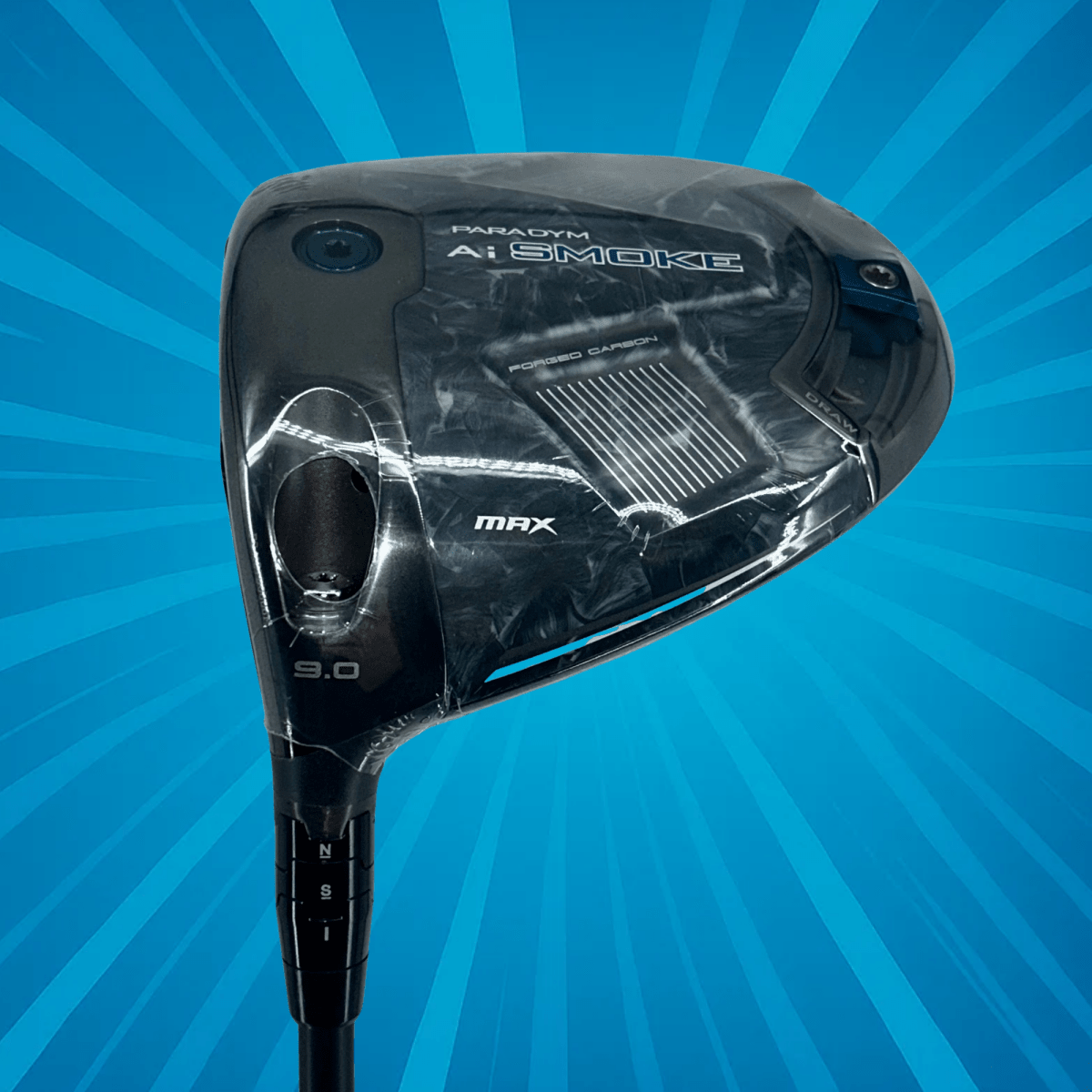 Callaway Paradym Ai Smoke Max Left Handed Driver / 9.0 Degree / Tensei Blue 55 Regular Flex Shaft - Callaway