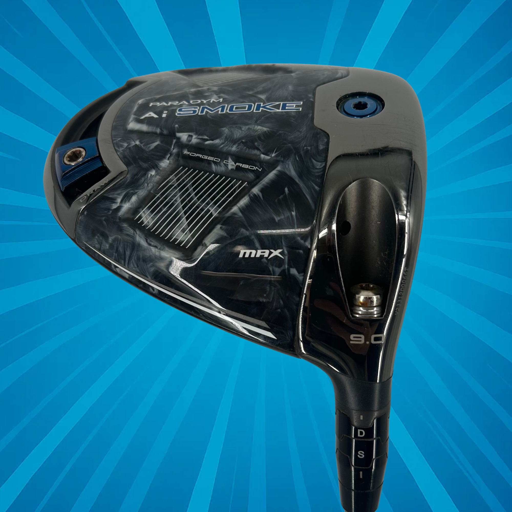 Callaway Paradym Ai Smoke Max Driver / 9.0 Degree / Denali 6.0 60G / Stiff