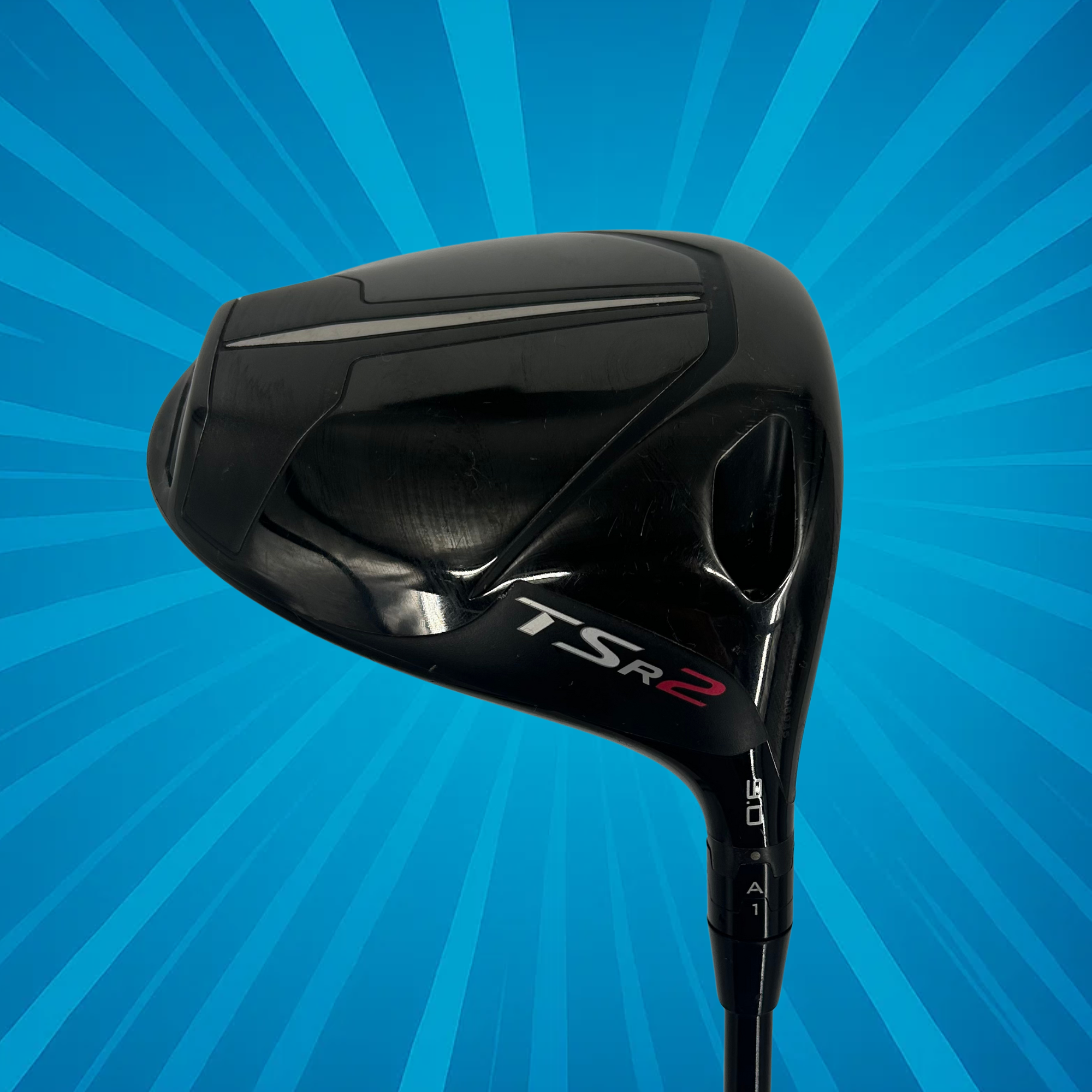 Titleist TSR2 Driver / 9 Degree / Hzrdus Silver 6.0 Stiff Flex