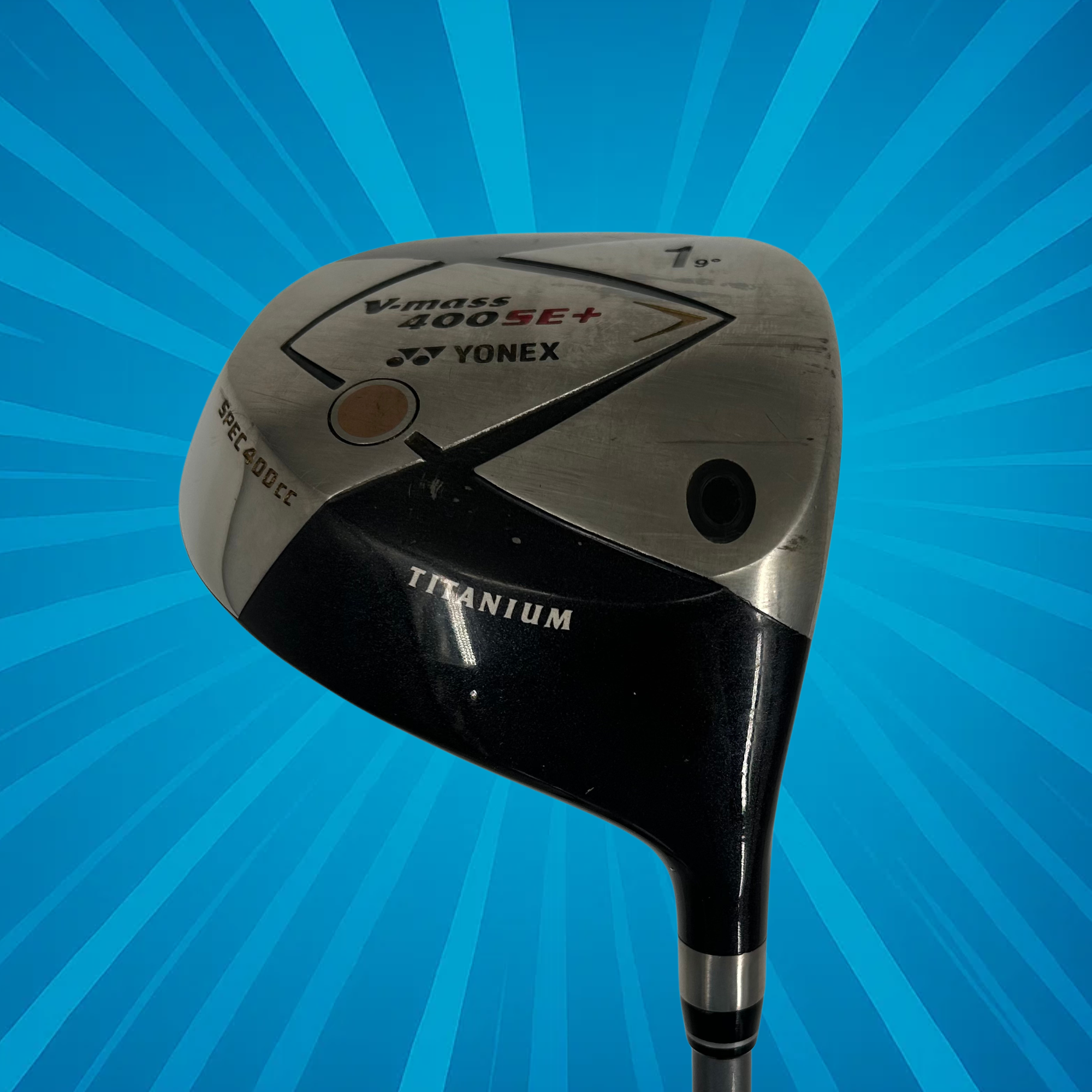 Yonex V-mass 400 SE+ Driver / 9 Degree / Yonex Ultimum Ti 70 Stiff Flex Shaft