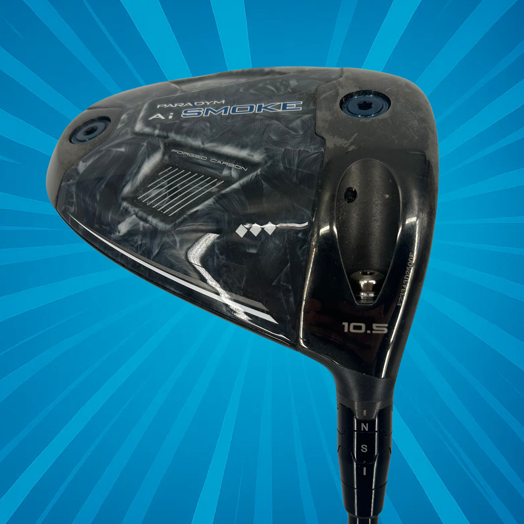 Callaway Paradym Ai Smoke Triple Diamond Driver / 10.5 Degree / Denali 6.5 60G / X-Stiff