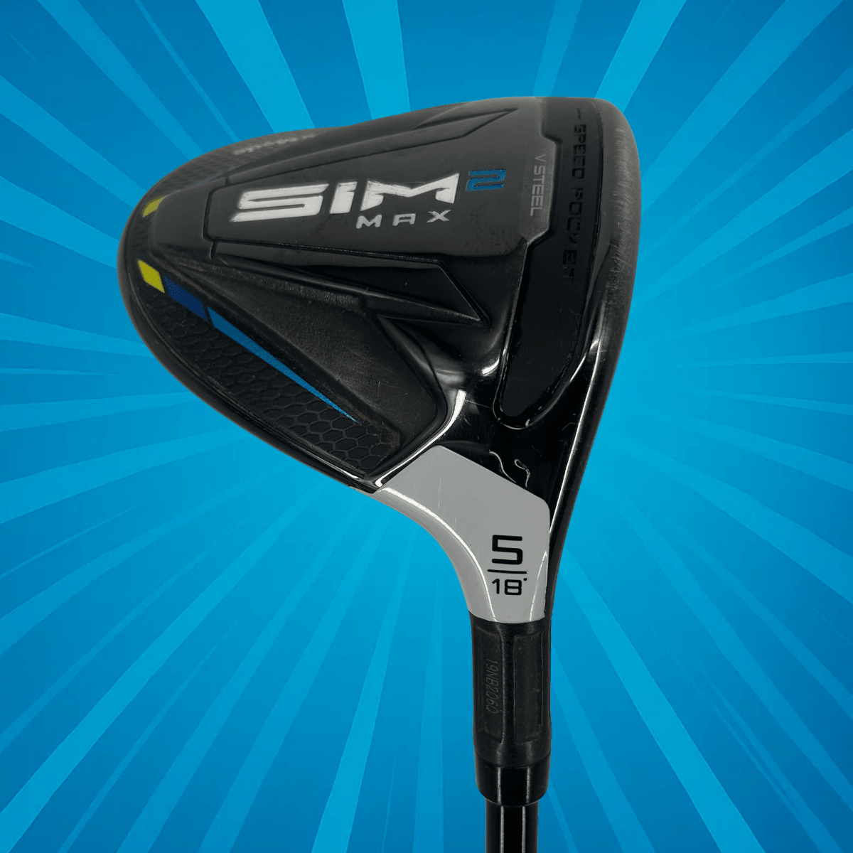TaylorMade SIM 2 Max 5 Wood / 18 Degree / Tensei Blue R 65FW / Regular - TaylorMade