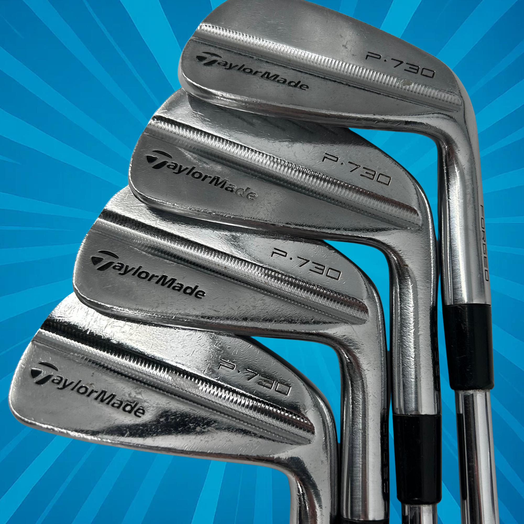 TaylorMade P730 Irons / 5-PW / Dynamic Gold 120 X100 Shafts / X-Stiff Flex