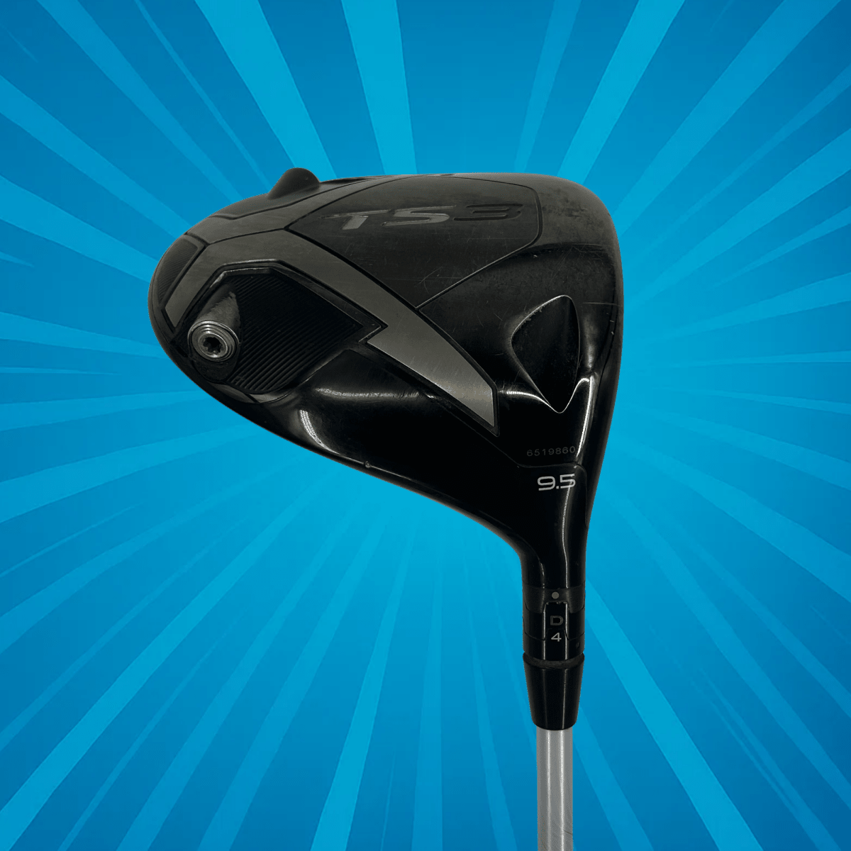 Titleist TS3 Driver / 9.5 Degree / Evenflow White 6.0 65g Stiff Shaft - Evolution Golf