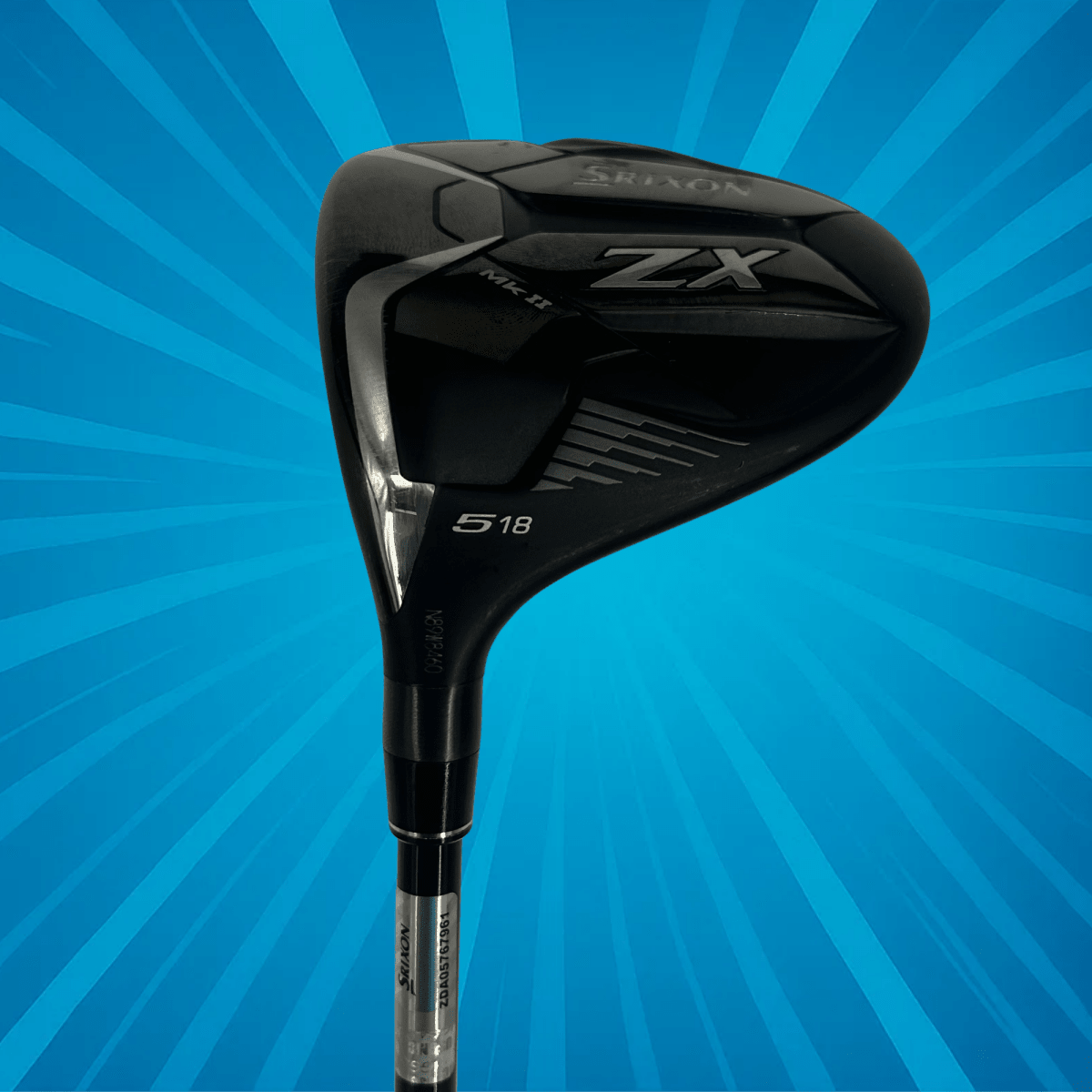 Srixon ZX MKII Left Handed 5 Wood / 18 Degree / HZRDUS RDX Smoke Red 5.5 / Regular - Srixon