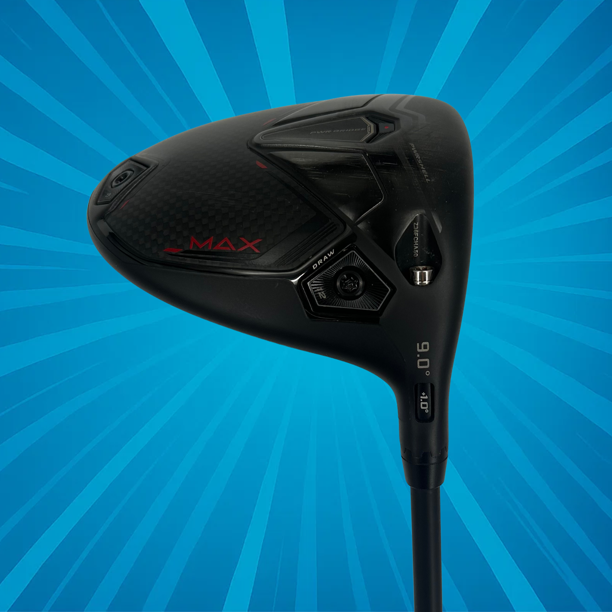 Cobra Darkspeed Max Driver / 9 Degree / HZRDUS CB 50 Red 6.0 / Stiff Flex