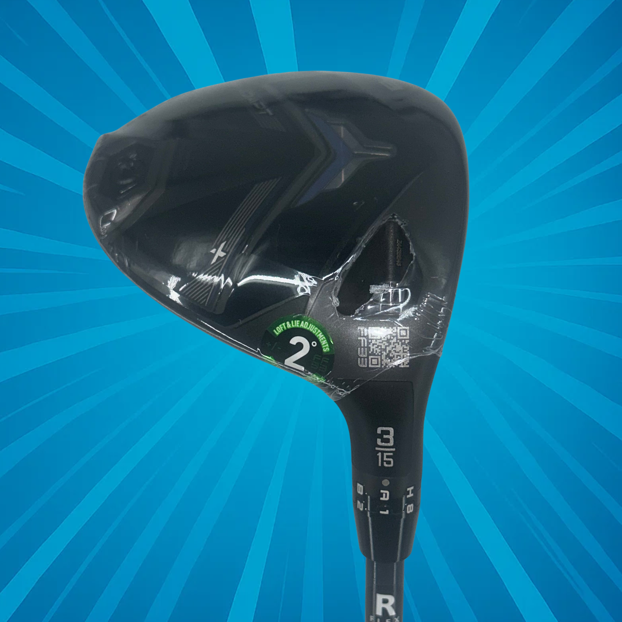 Cobra DS-Adapt X 3 Wood / 15 Degree / Denali Blue 60g 5.5 / Regular Flex