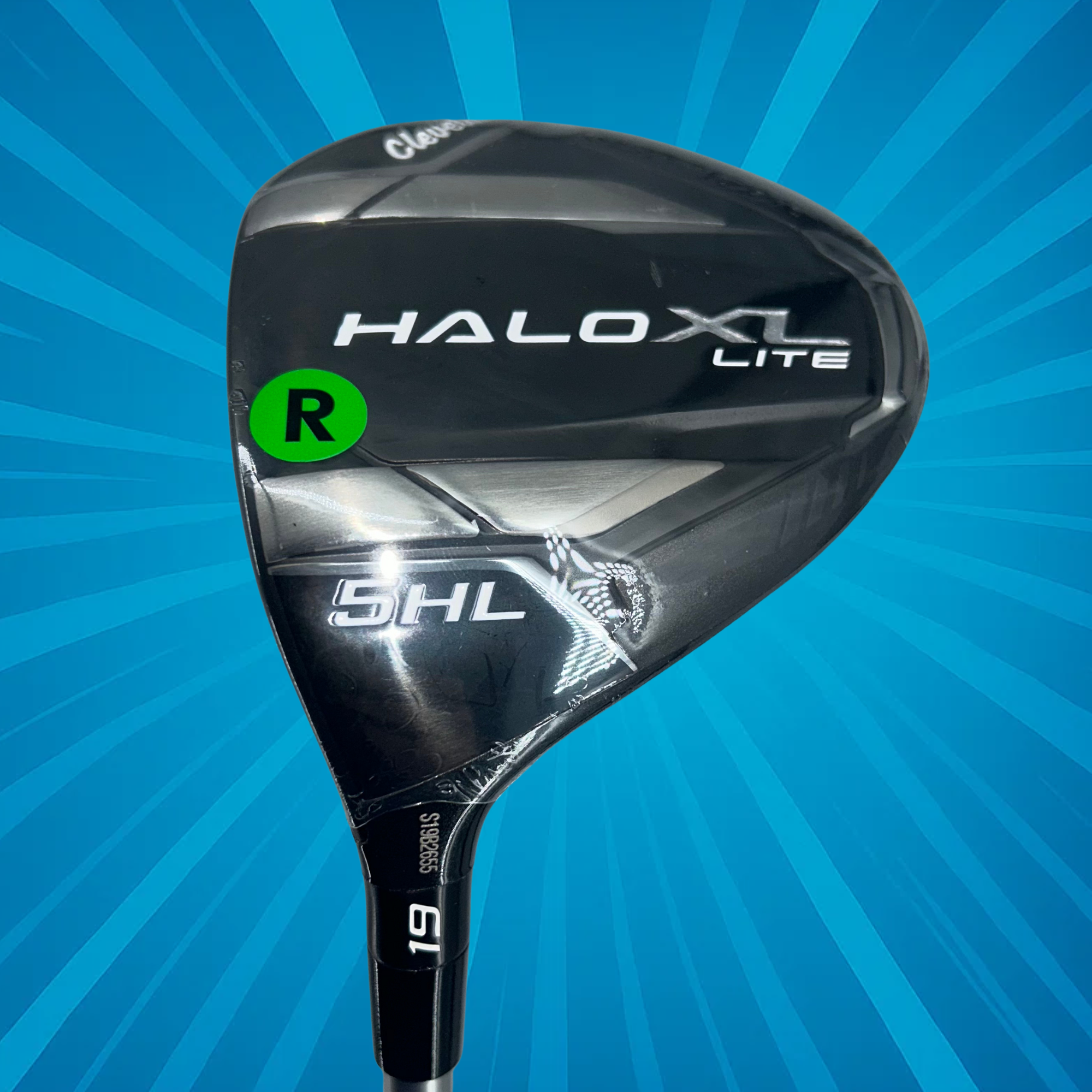 Cleveland Halo XL Lite HL Left Handed 5 Wood / 19 Degree / Aldila Ascent 40 Regular Flex Shaft