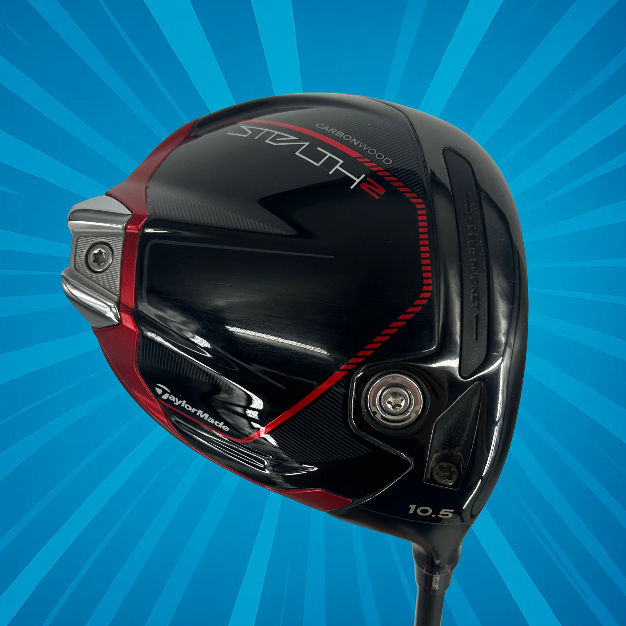 Taylormade Stealth 2 Driver / 10.5 Degree / Tensei AV Blue 65 / Regular Flex
