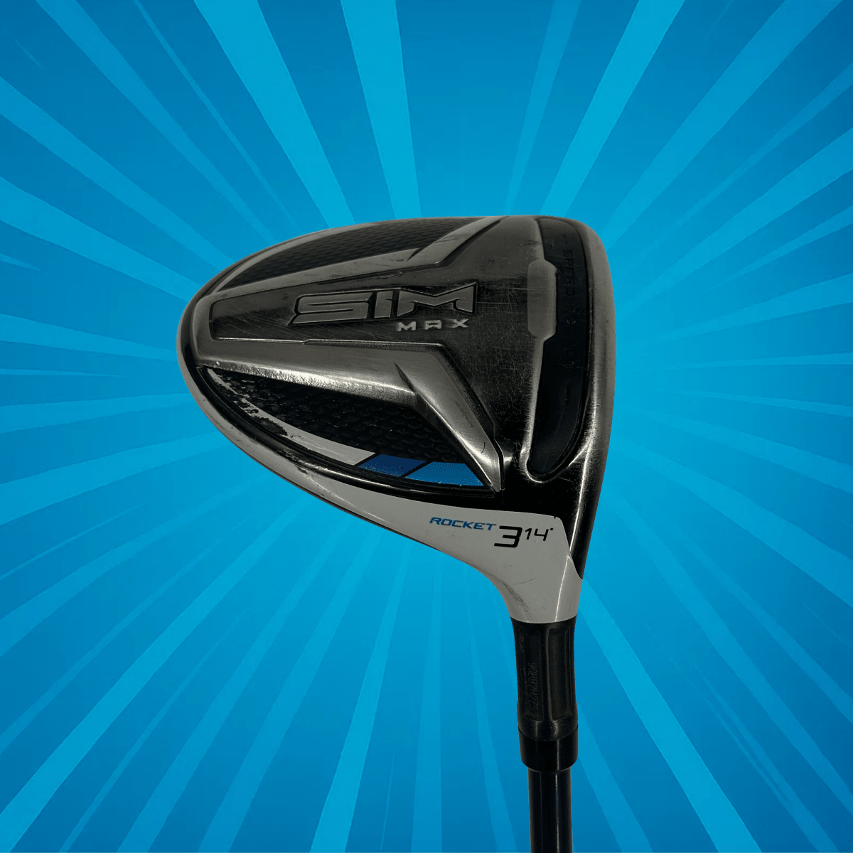 TaylorMade SIM Max Rocket 3 Wood / 14 Degree / Ventus Blue 6 - S / Stiff Flex - TaylorMade
