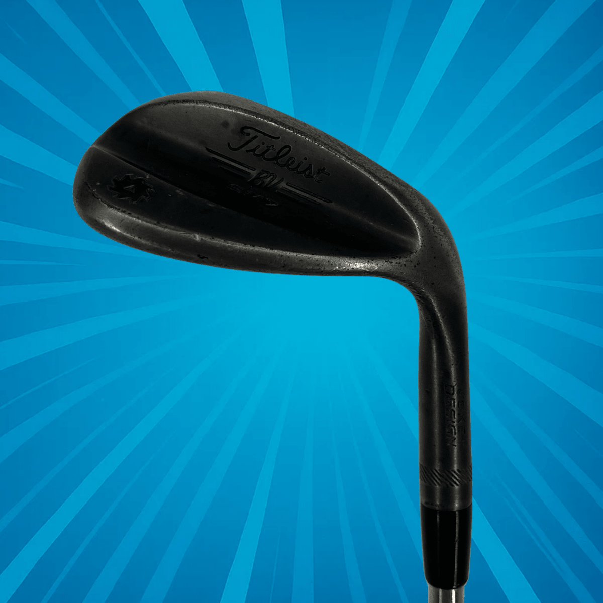 Titleist Vokey SM7 Black Lob Wedge / 58 Degree M Grind / Wedge Flex Vokey SM7 Shaft - Titleist