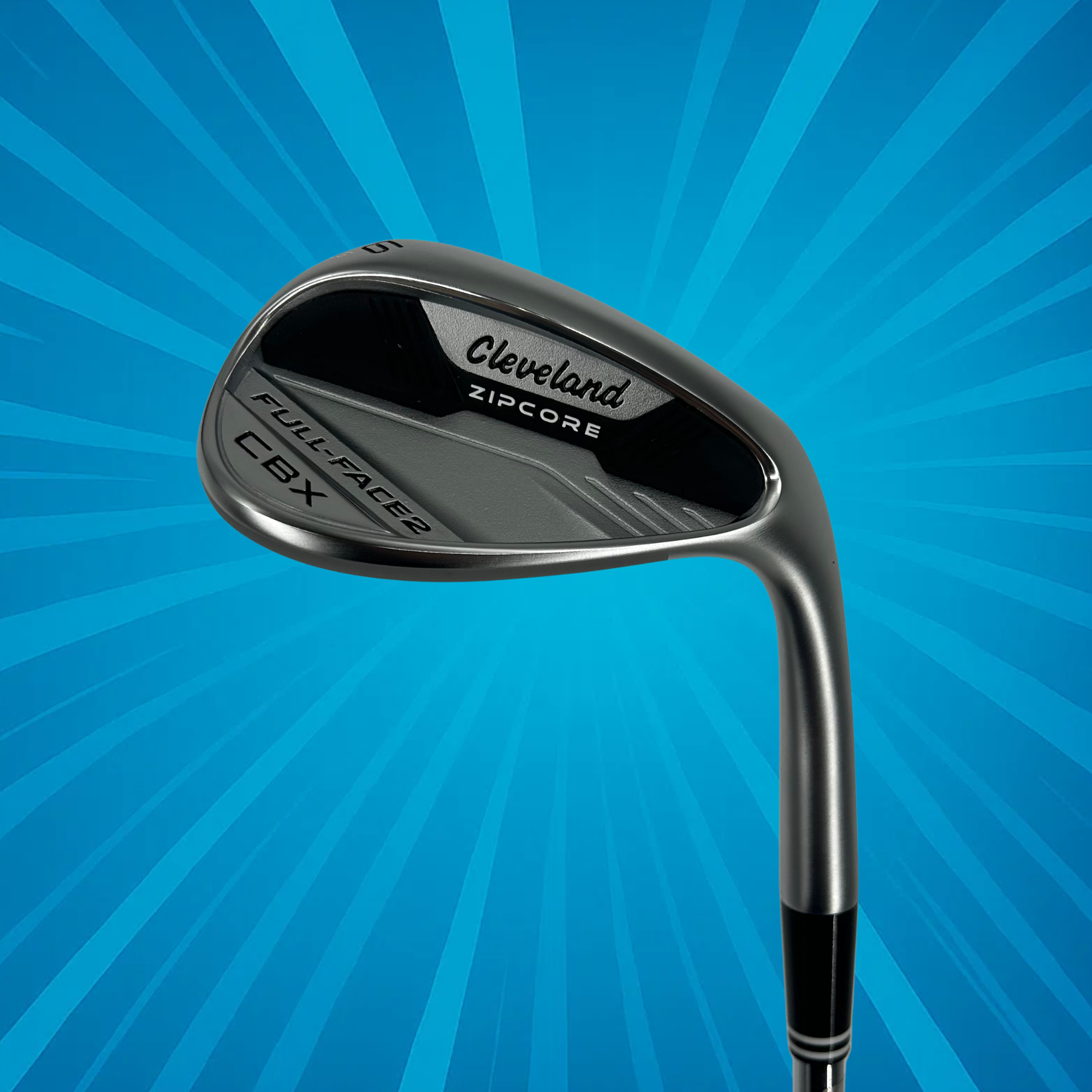 Cleveland CBX Zipcore Full Face 2 Wedge / 56 Degree / Dynamic Gold Spinner Wedge Shaft
