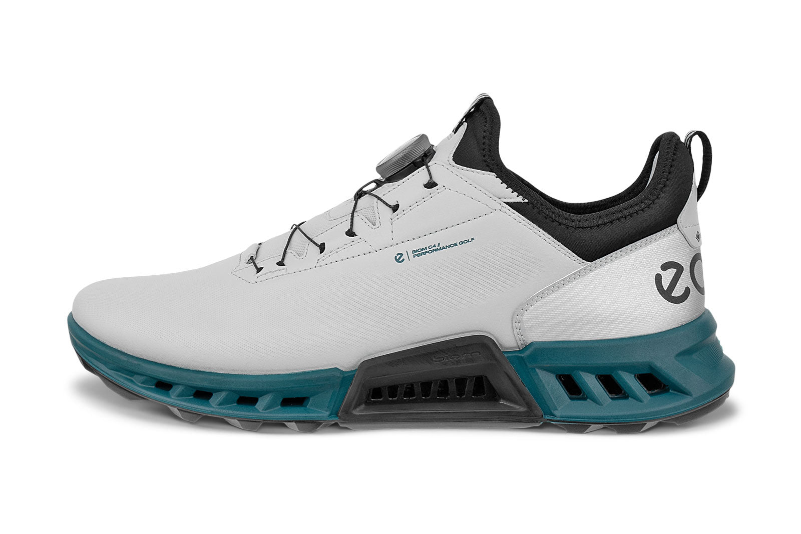 Ecco M Golf Biom C4 Boa Golf Shoes - Concrete / Baygreen
