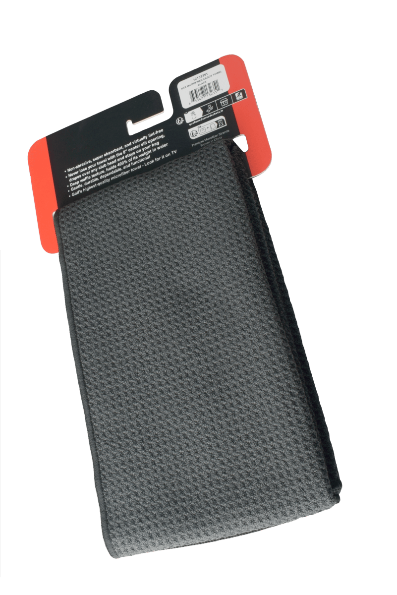 Srixon Microfibre Tour Golf Towel Black - Srixon