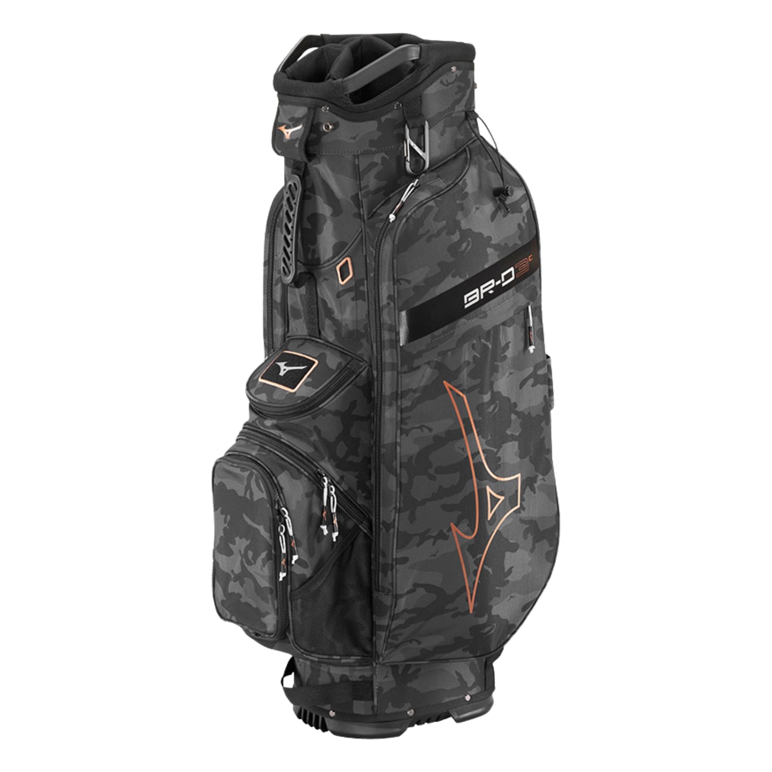 Mizuno BR-D3 Cart Bag - Black Camo / Copper