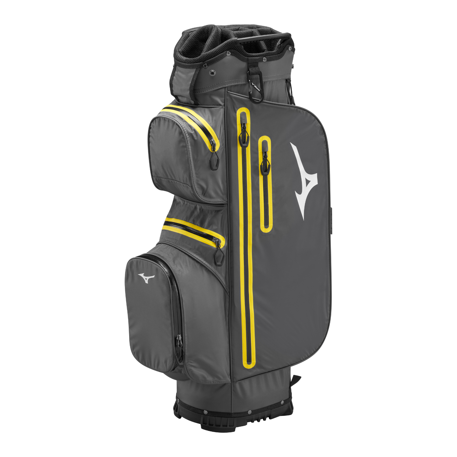 Mizuno BR-DRI Waterproof Golf Cart Bag - Grey / Yellow