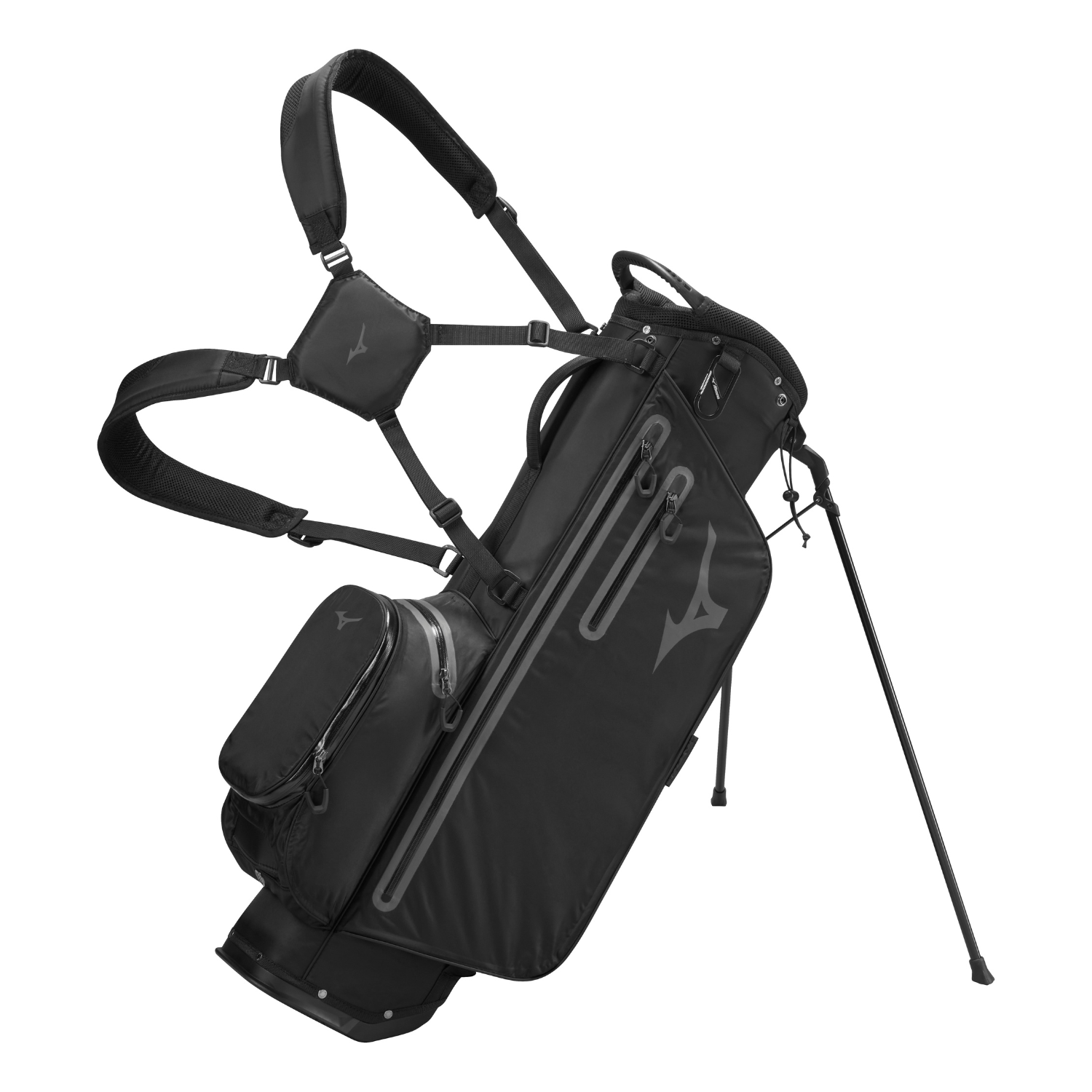 Mizuno BR-DRI Waterproof Golf Stand Bag - Black