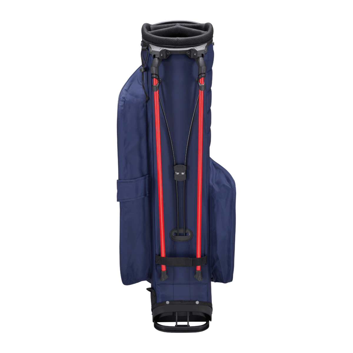 Mizuno BR-DRI Waterproof Golf Stand Bag - Navy / Red - Mizuno