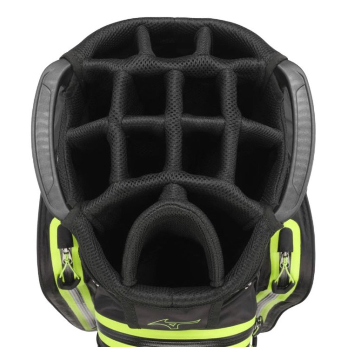 Mizuno BR - DRI Waterproof Golf Cart Bag - Black / Green - Mizuno