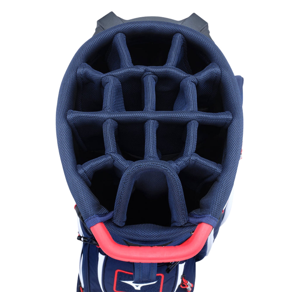 Mizuno BR-DX Golf Stand Bag - Navy / Red