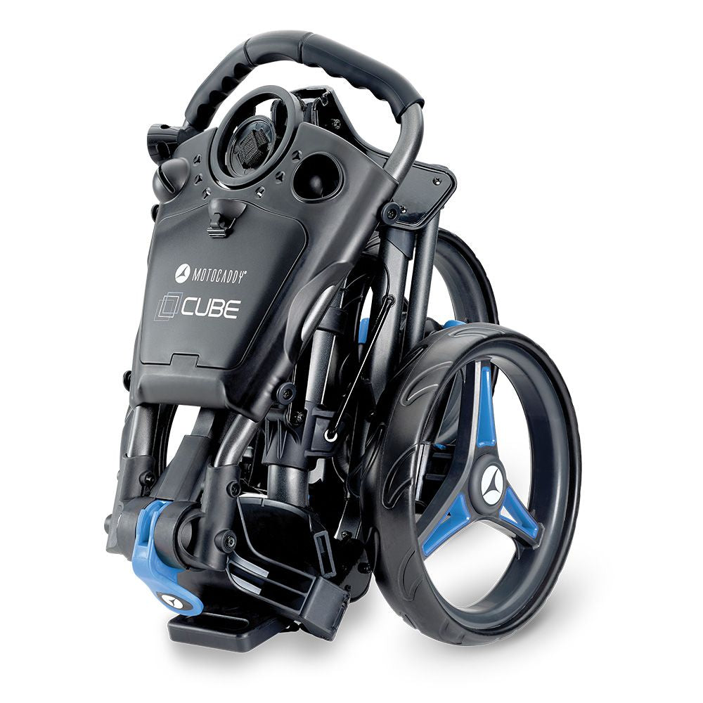 Motocaddy Cube Push Trolley - Blue / Graphite