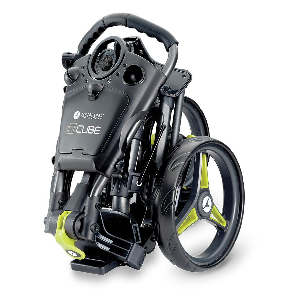 Motocaddy Cube Push Trolley - Lime / Graphite