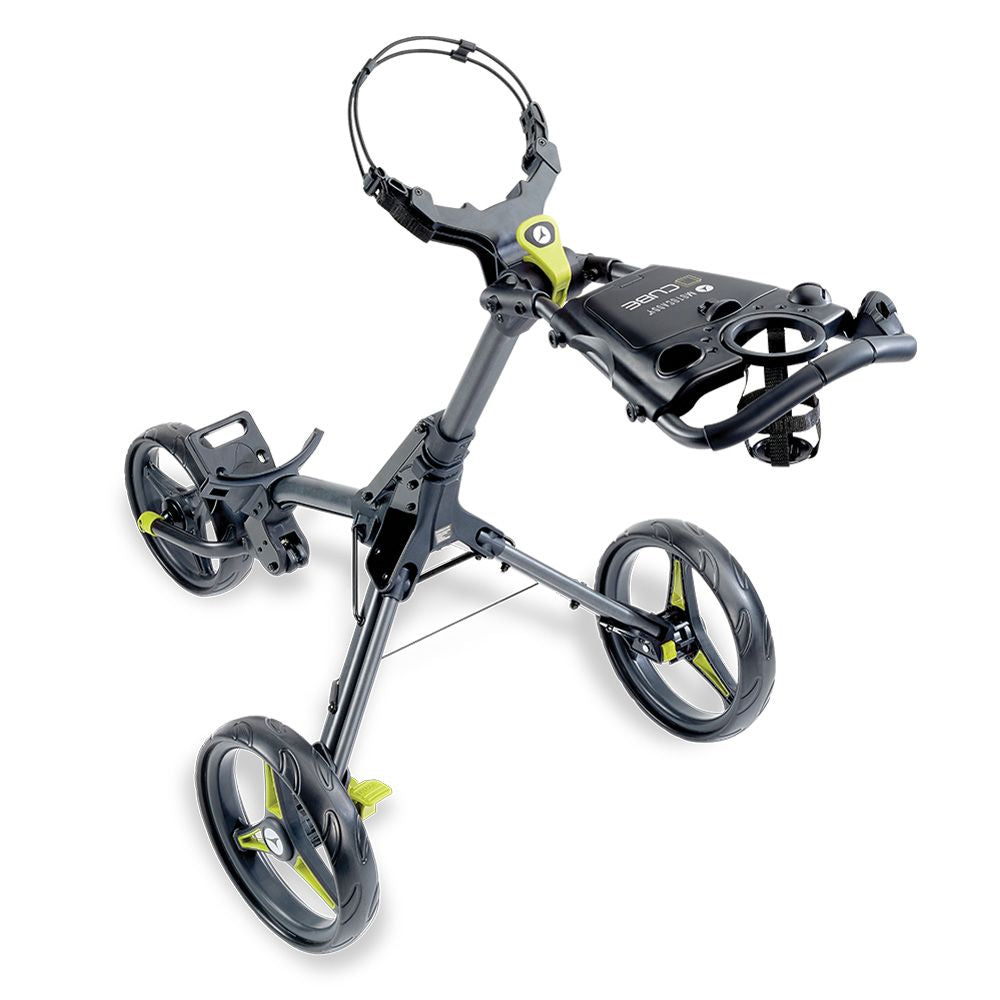 Motocaddy Cube Push Trolley - Lime / Graphite