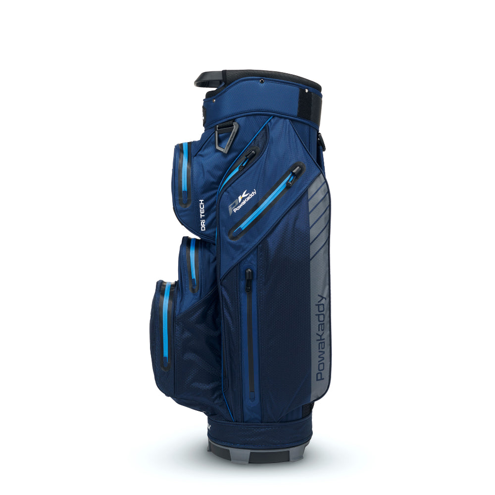 Powakaddy 2024 Dri Tech Cart Bag - Navy / Gun Metal