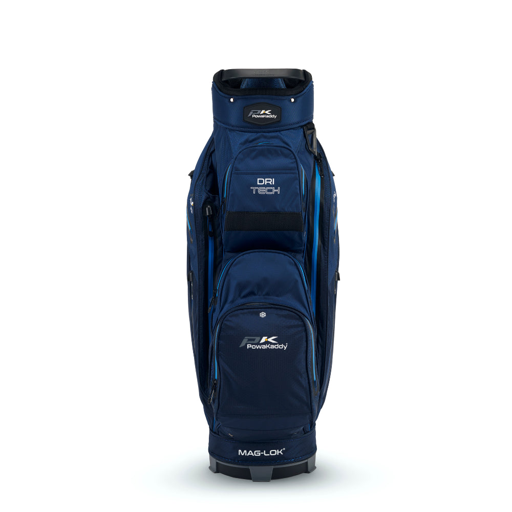 Powakaddy 2024 Dri Tech Cart Bag - Navy / Gun Metal