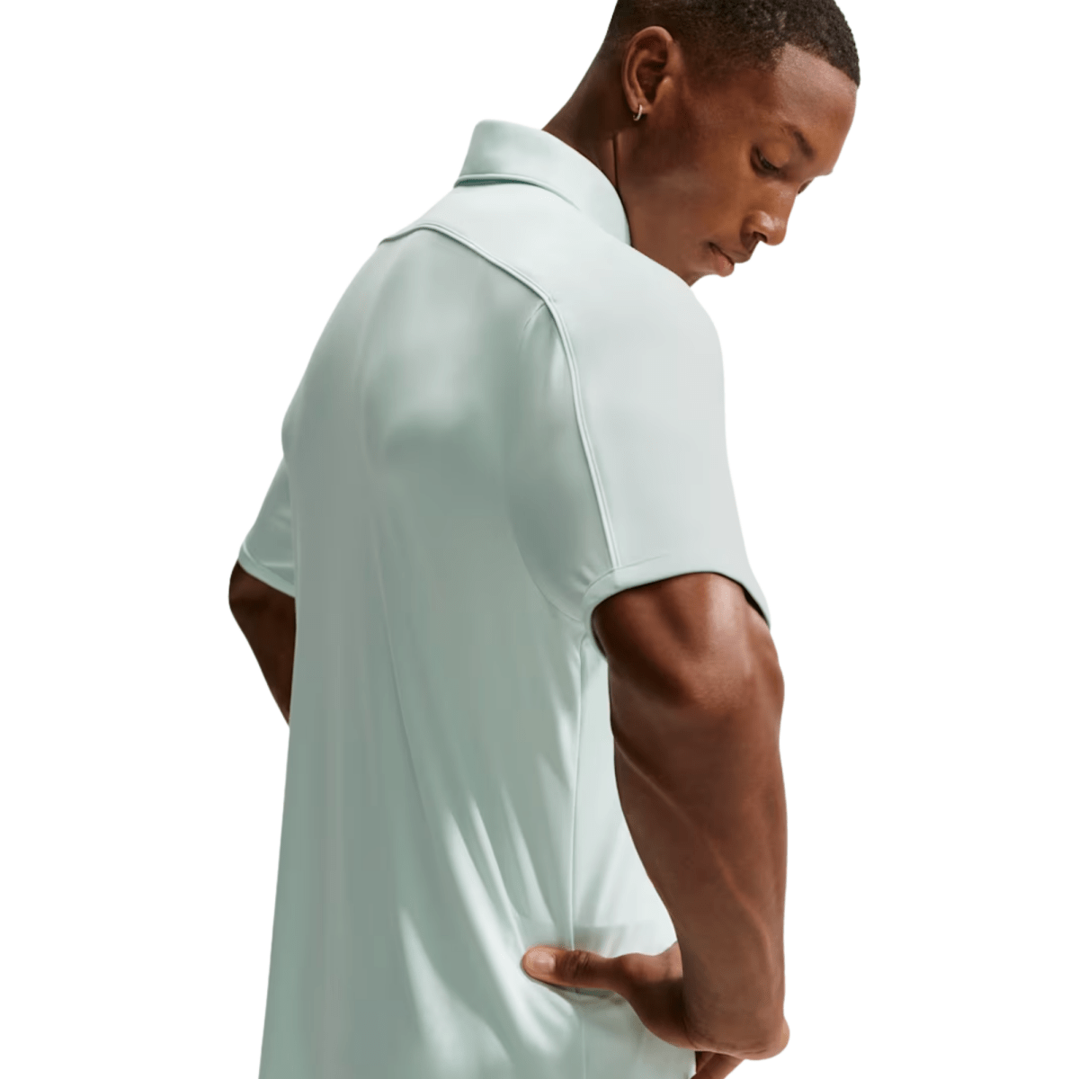 Nike Dri - Fit Par 5 Solid Mens Golf Polo Shirt - Barely Green - Nike Golf