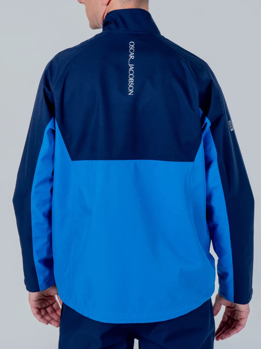 Oscar Jacobson Pinewood Waterproof Jacket - Navy / Cobalt - Oscar Jacobson